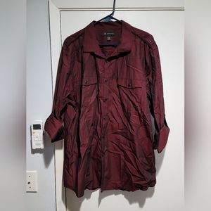 INC 3/4 sleeve dress shirt